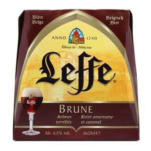Leffe Biere Brune Abbay - 6x25cl 